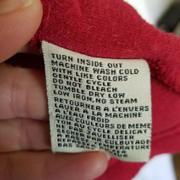 Caribbean Joe Mens Heavy Fleece Shirt Long Sleeve Button Down Red Size M shacket - Picture 5 of 8